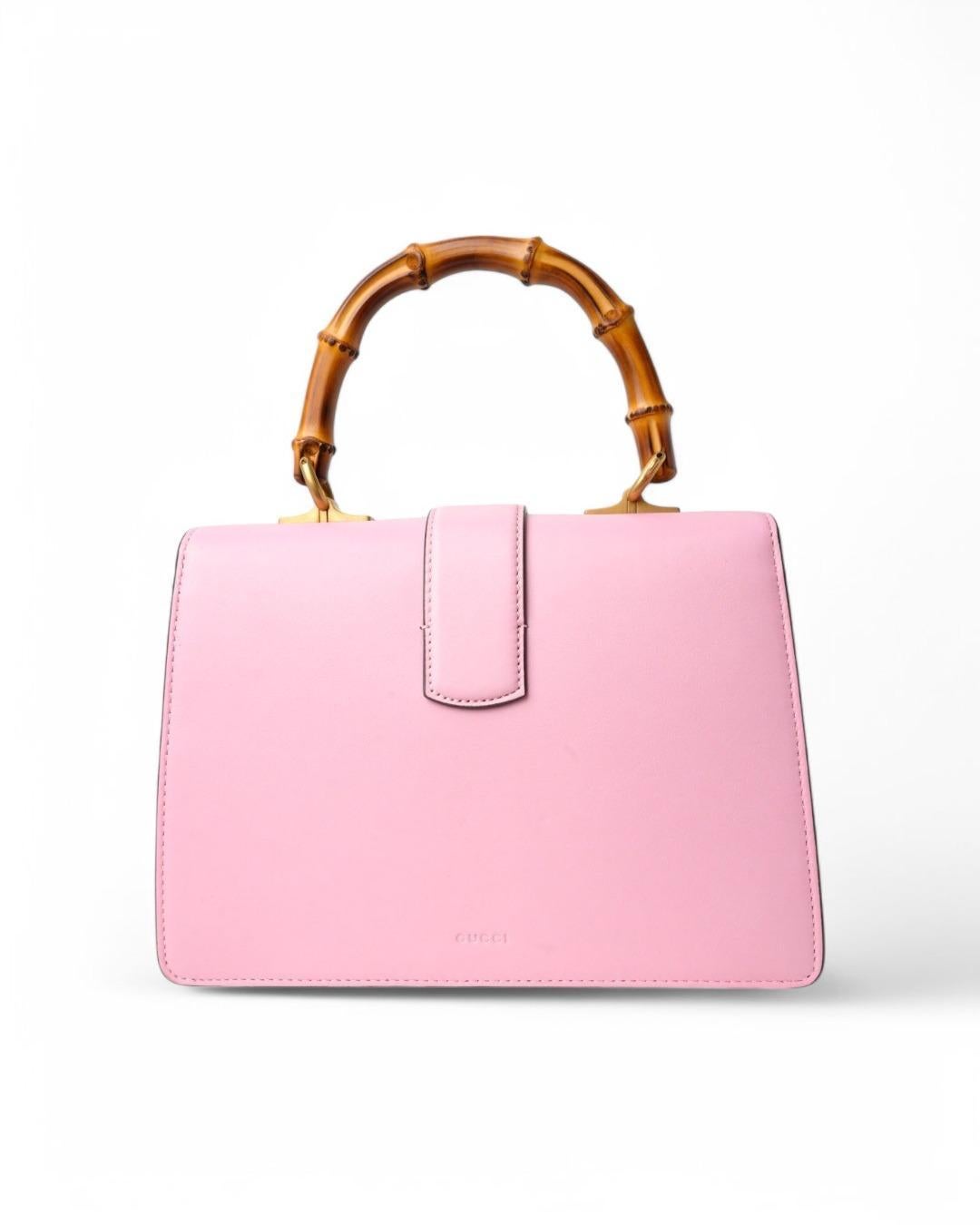  Gucci Dionysus Medium Bamboo Web Pink Pour femmes 
