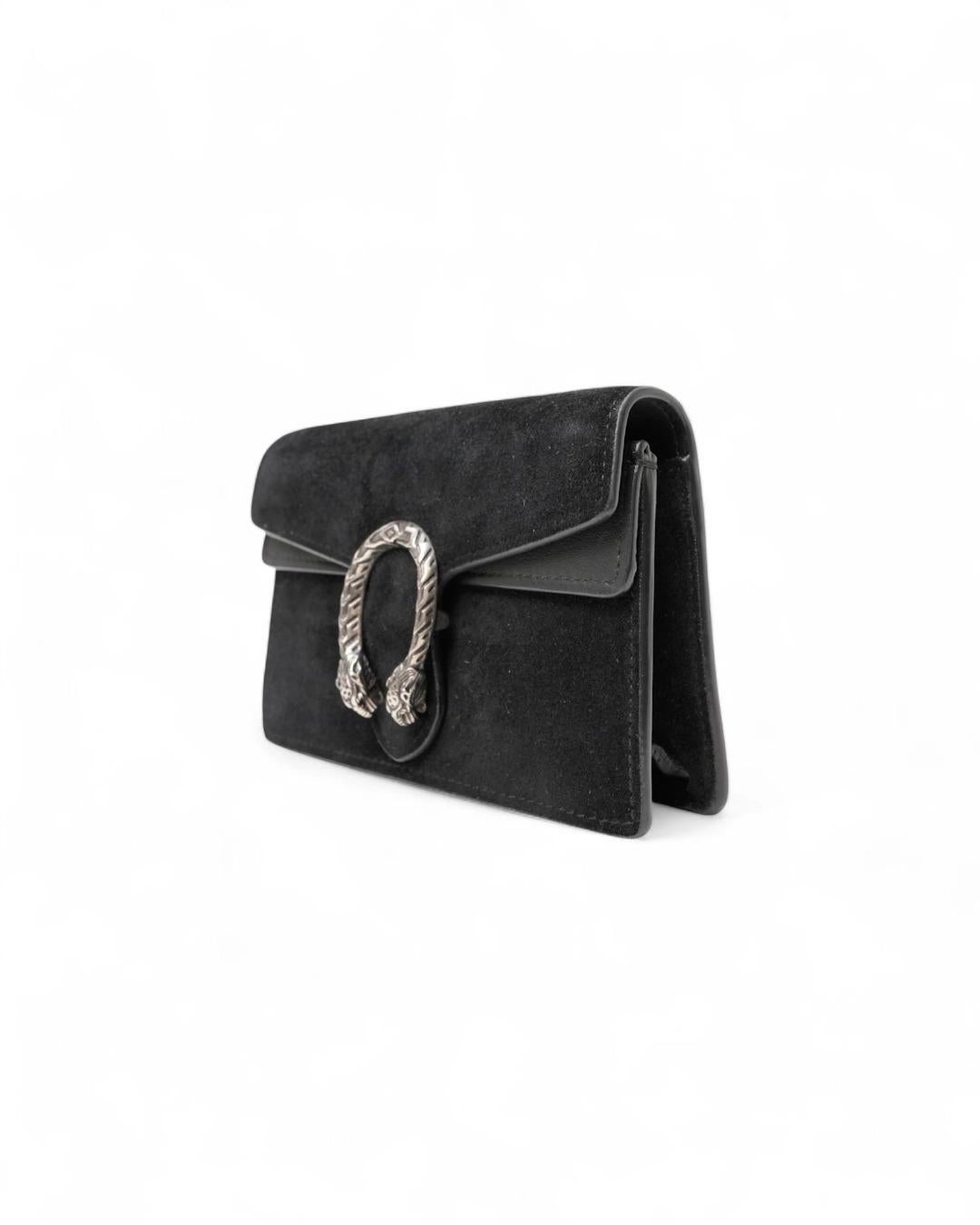 Gucci Dionysus Mini Camoscio Nero en Excelente estado para la venta en Torre Del Greco, IT