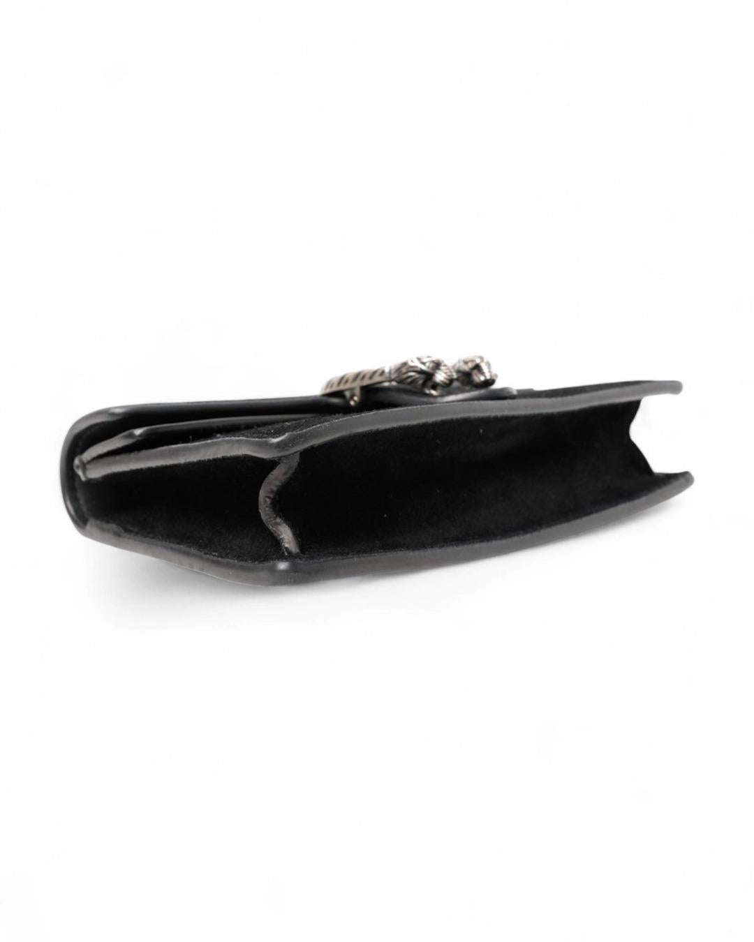 Gucci Dionysus Mini Camoscio Nero en venta 1