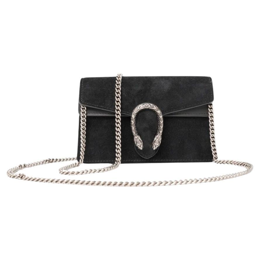 Gucci Dionysus Mini Camoscio Nero en venta