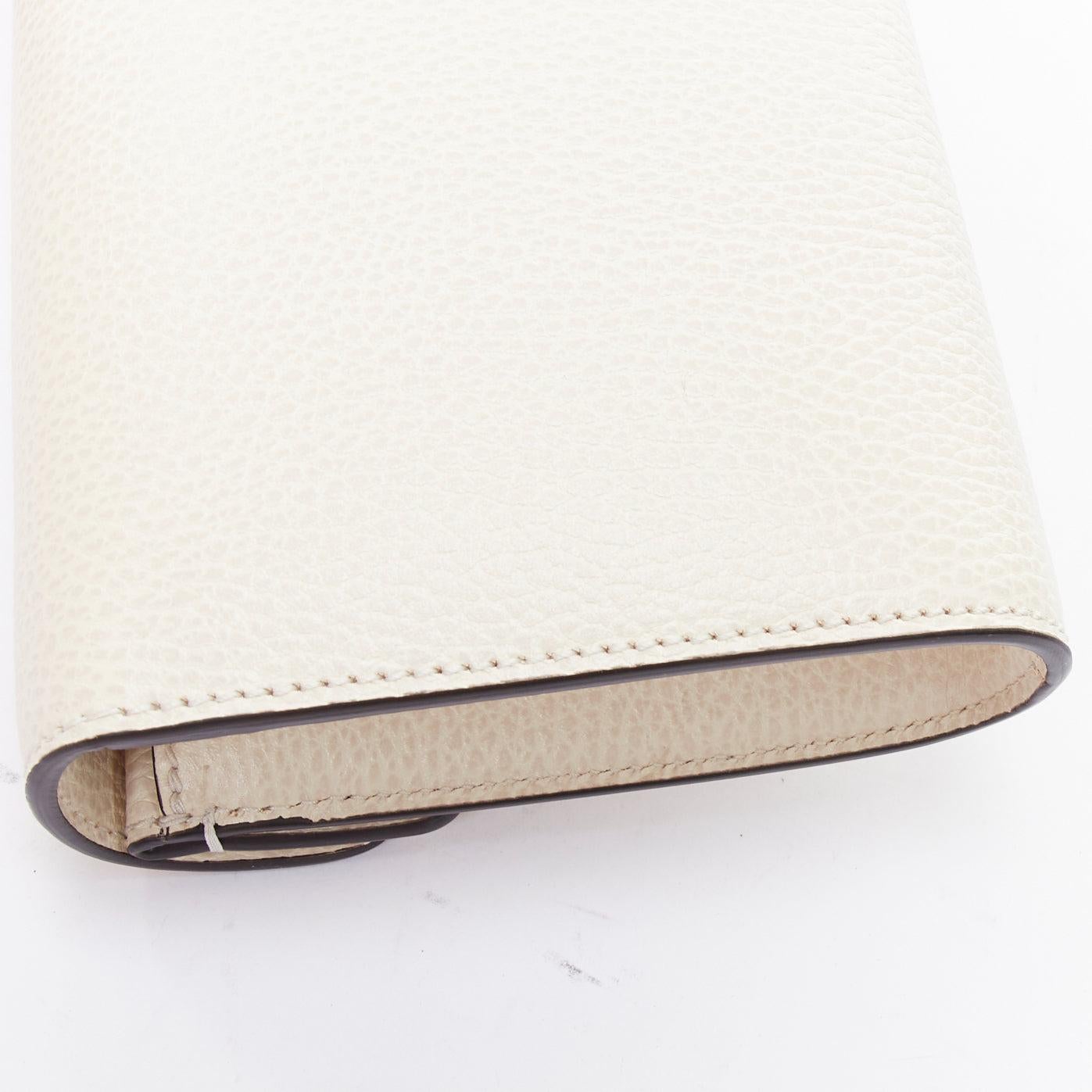 GUCCI Dionysus Mini cream textured leather chain crossbody flap bag For Sale 2