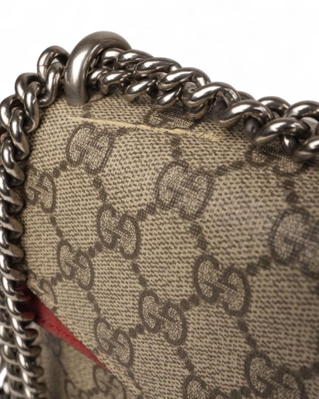 Gucci Dionysus Mini GG Supreme Rossa en vente 5