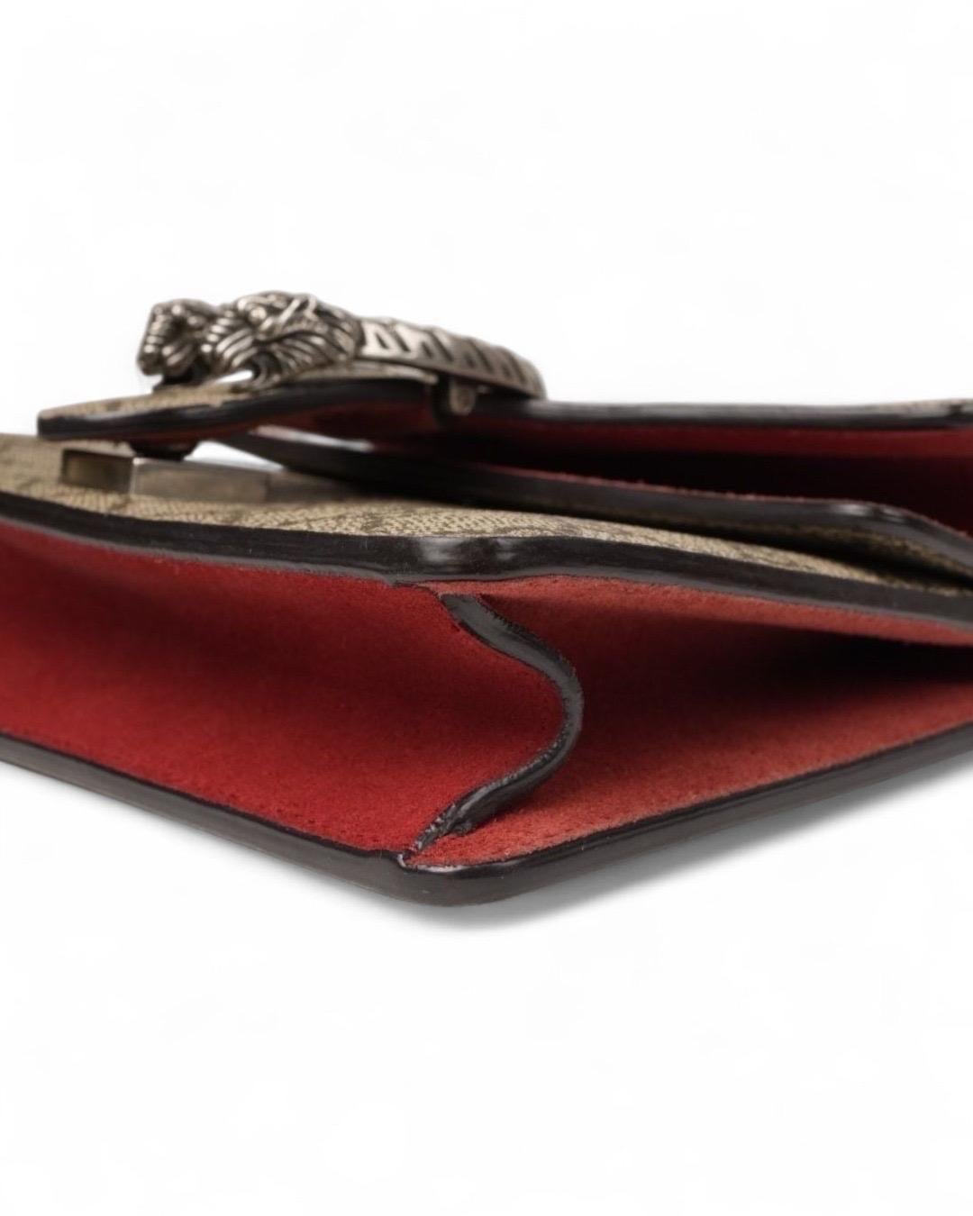 Gucci Dionysus Mini GG Supreme Rossa en vente 7