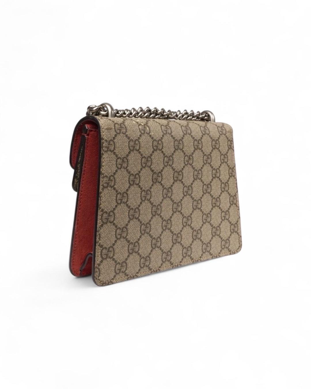 Gucci Dionysus Mini GG Supreme Rossa en vente 2