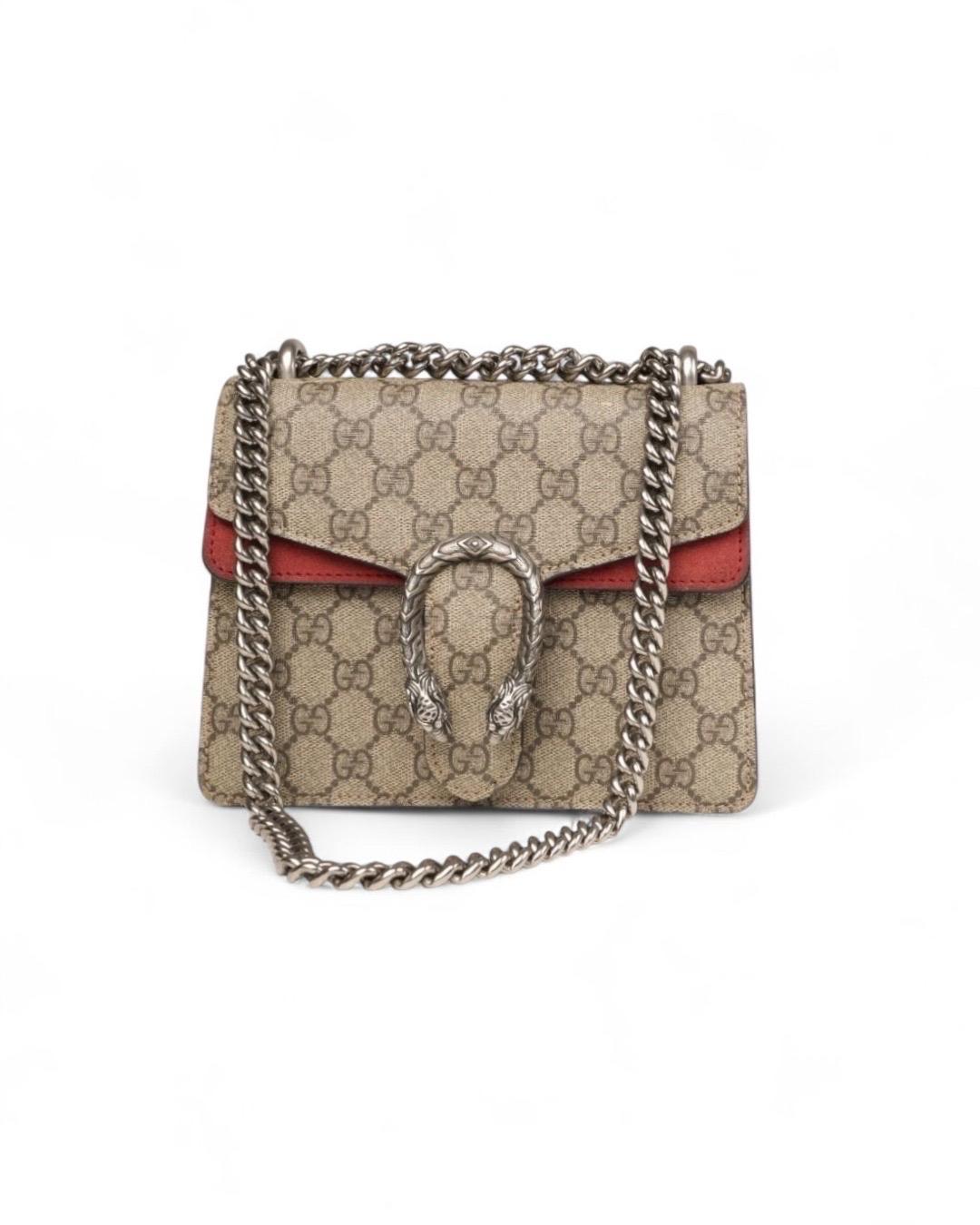 Gucci Dionysus Mini GG Supreme Rossa en vente 4