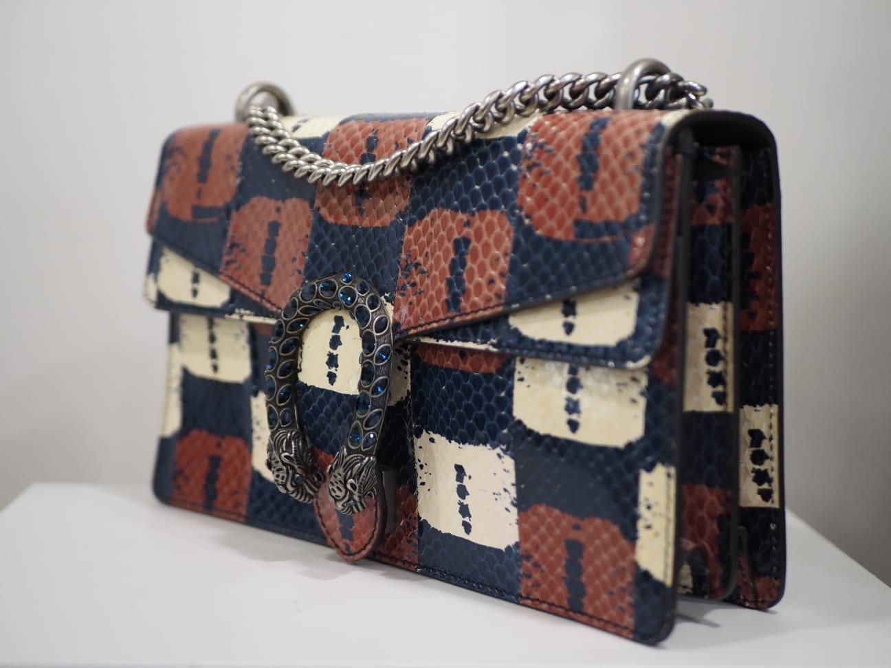 Gucci Dionysus multicoloured python leather shoulder bag 5