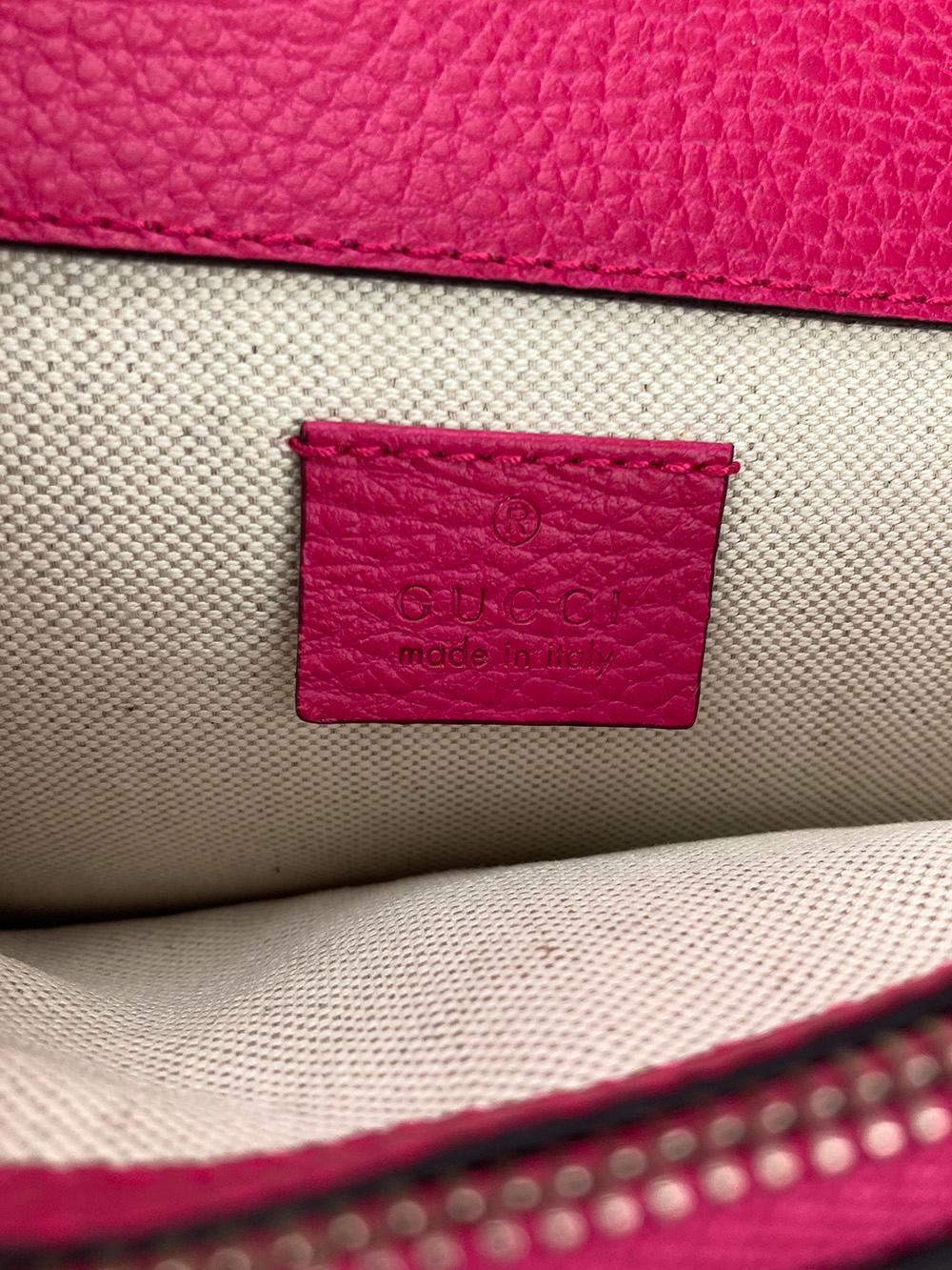 Gucci Dionysus Pink Guccify Small Shoulder Bag NWOT For Sale 4