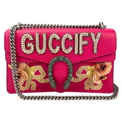 Gucci Dionysus - Petit sac à bandoulière rose « Guccify » NWOT