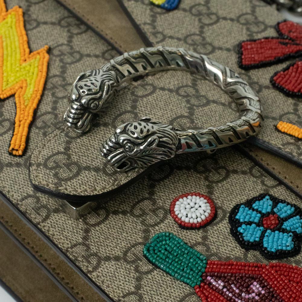 GUCCI Dionysus Shoulder bag in Brown Canvas 9