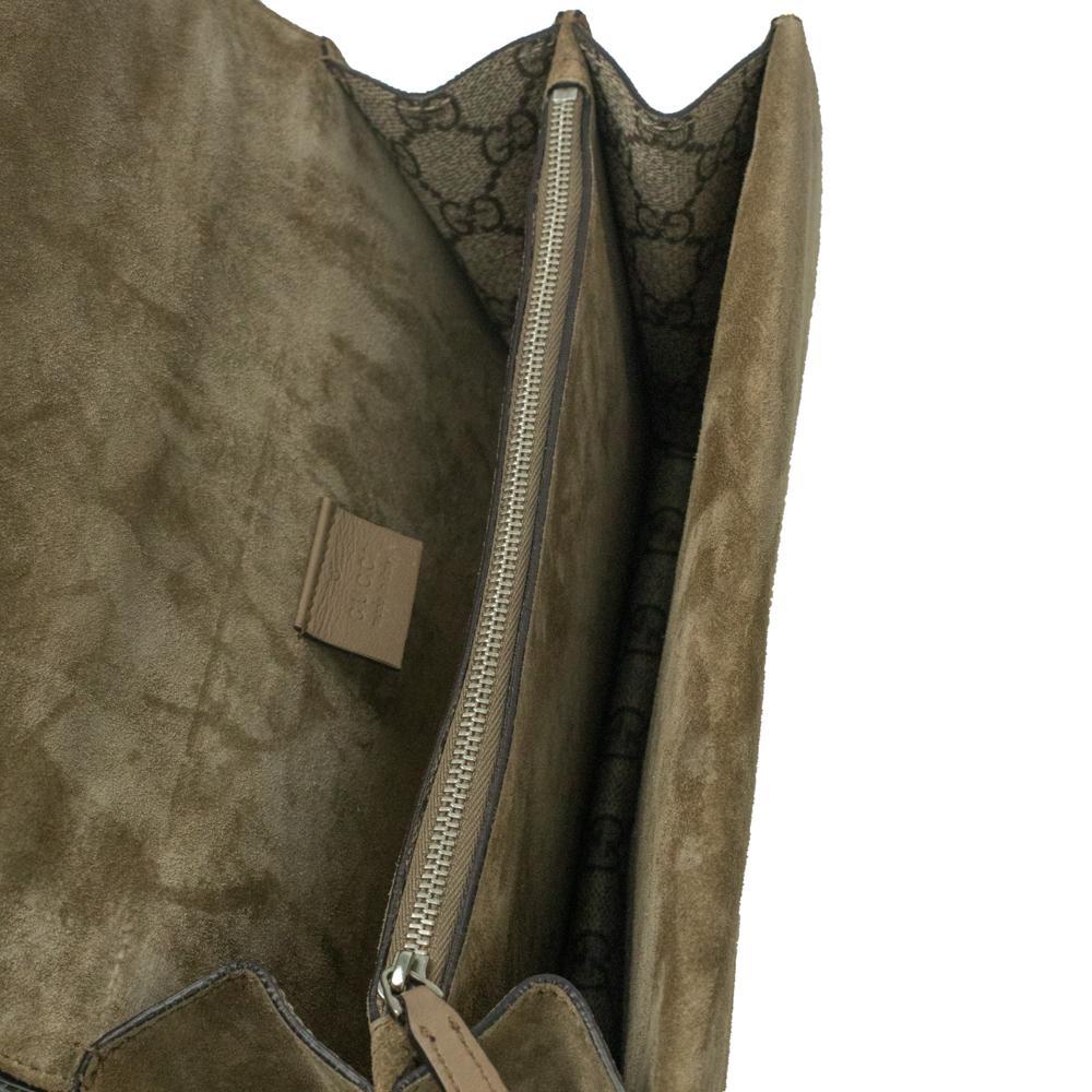 Women's GUCCI Dionysus Shoulder bag in Brown Canvas