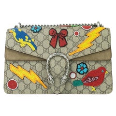 GUCCI Dionysus Shoulder bag in Brown Canvas