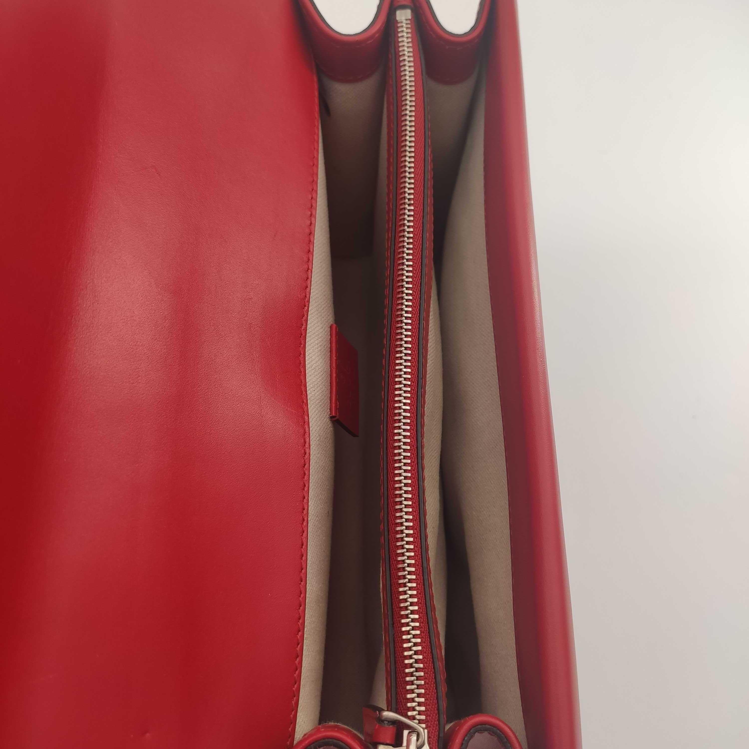 Women's GUCCI Dionysus Shoulder bag in Red Leather