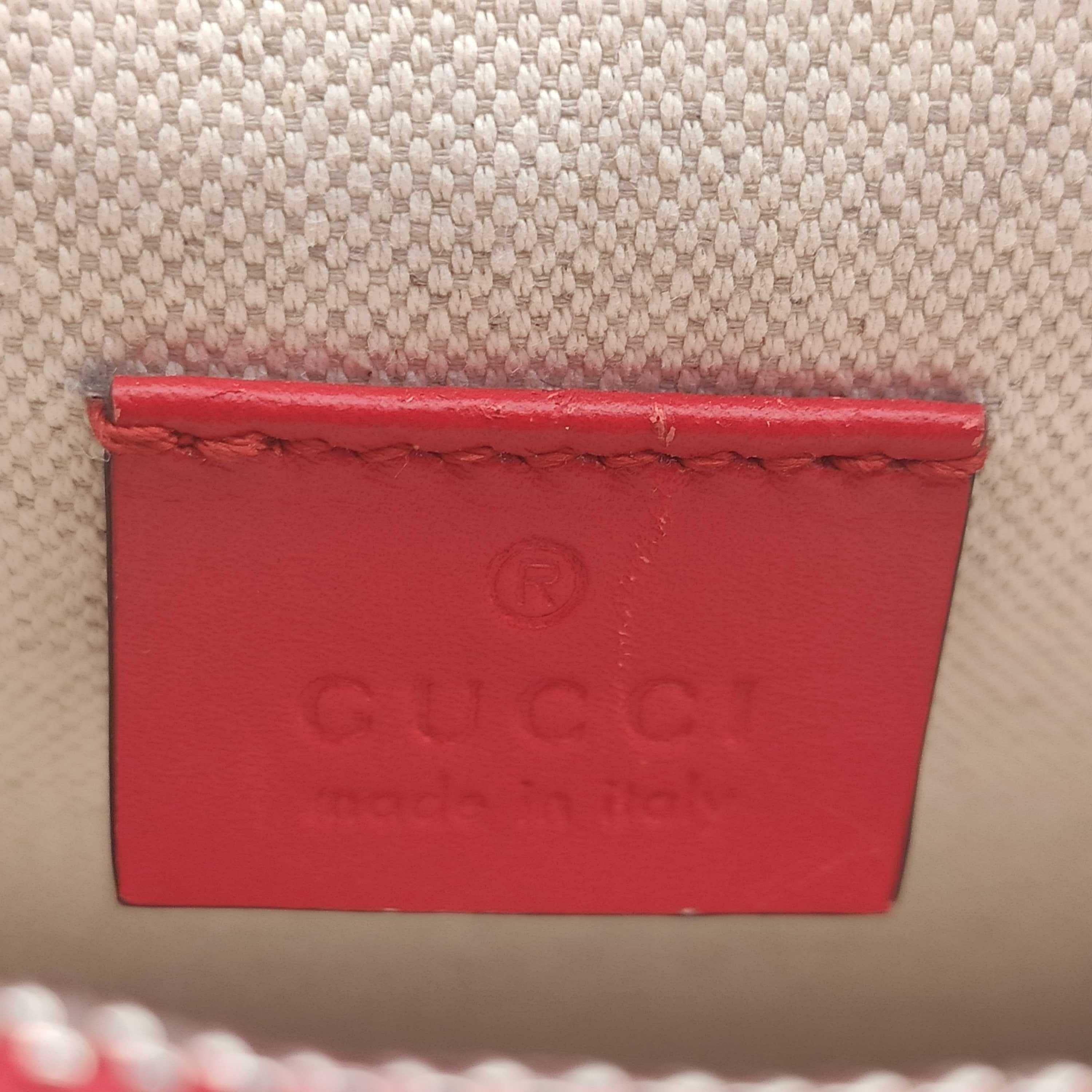 GUCCI Dionysus Shoulder bag in Red Leather 2