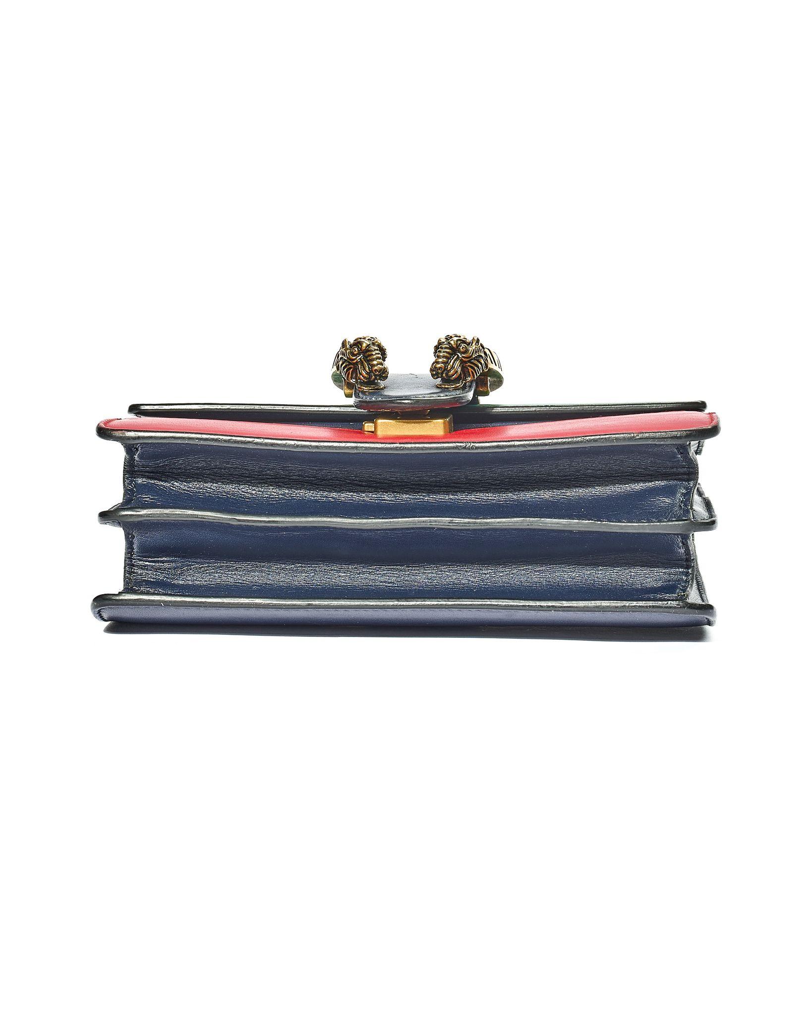 Gucci Dionysus Petite Toile de Bambou Bleu en vente 2