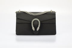 Gucci Dionysus Small Embellished Satin Shoulder Bag