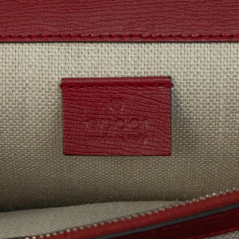 GUCCI, Dionysus Small in red leather. For Sale at 1stDibs