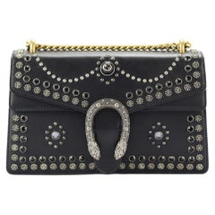 Gucci Dionysus Kleine Schulter-Tasche aus Leder mit Nieten