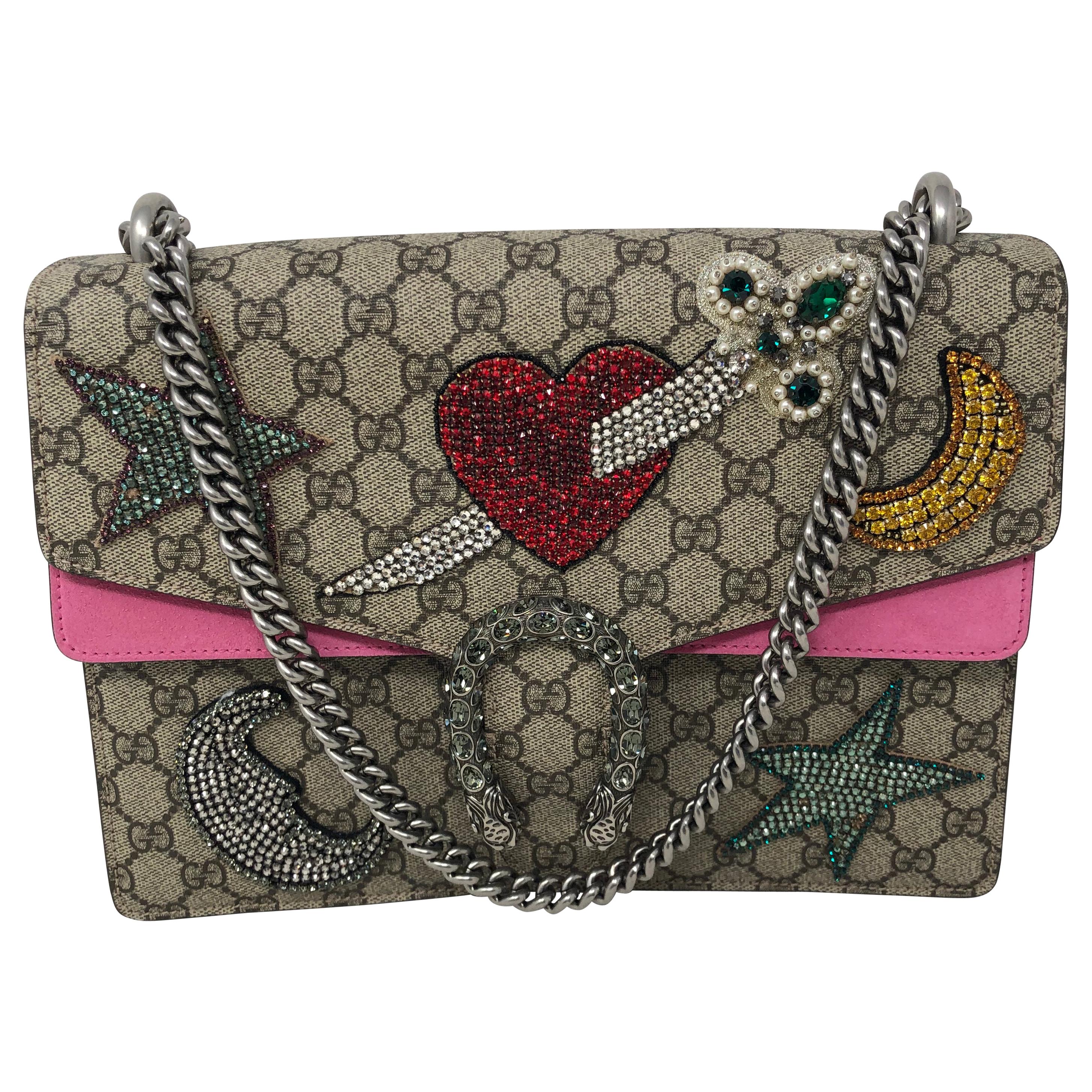 Gucci Dionysus Star, Heart, and Moon Bag 