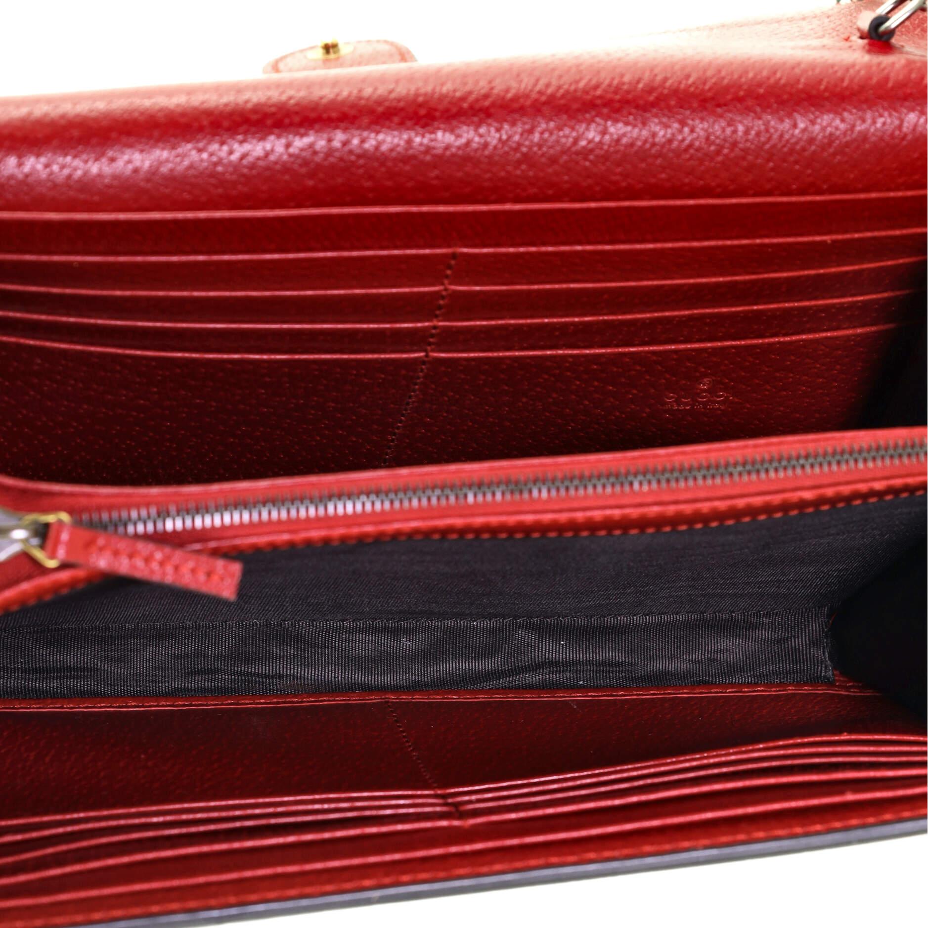 Gucci Dionysus Web Kette Brieftasche aus Leder für Damen oder Herren
