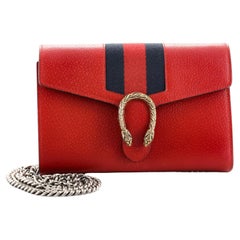 Gucci Dionysus Web Kette Brieftasche aus Leder