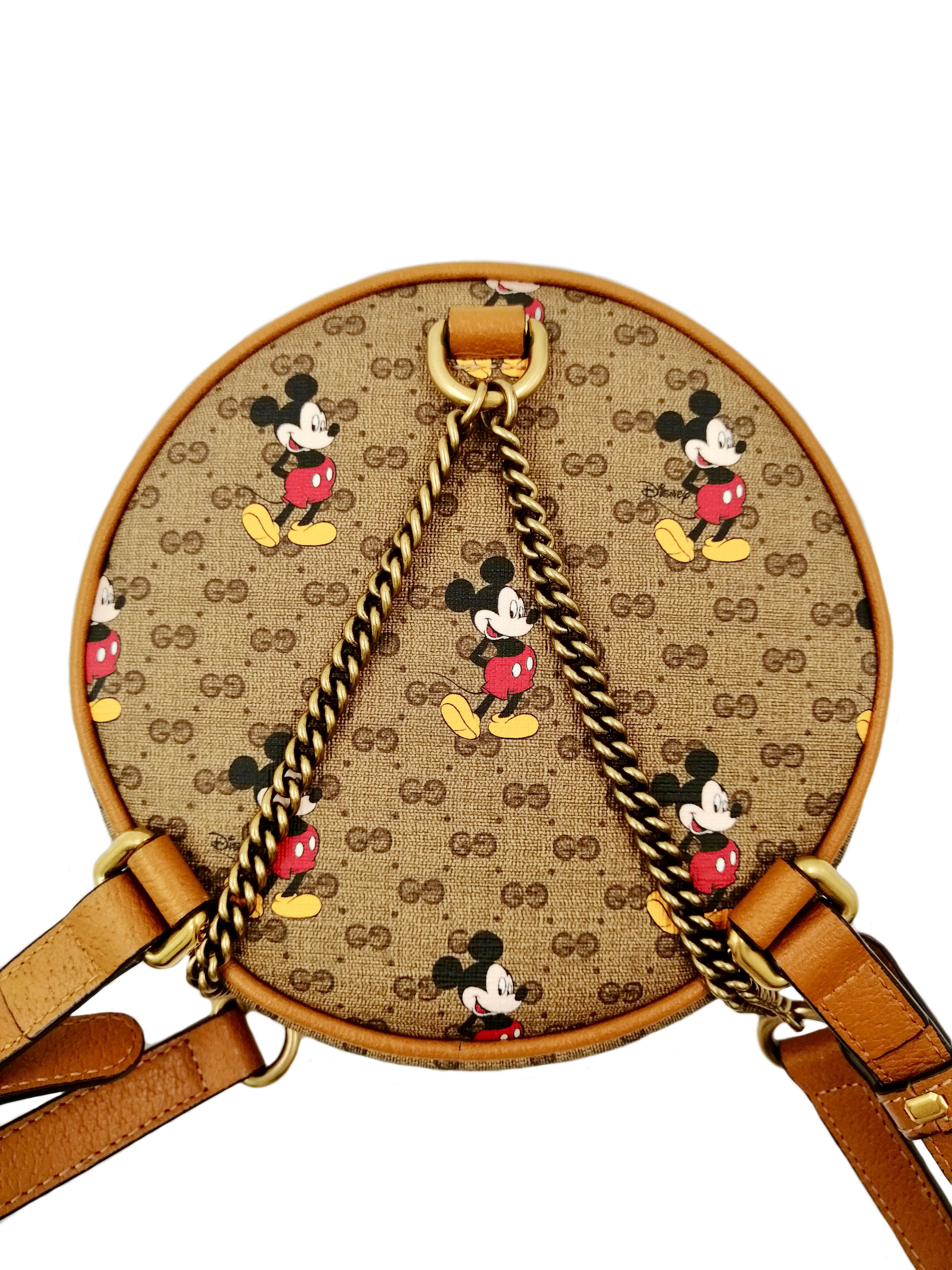 GUCCI DISNEY round GG backpack Mickey Mouse For Sale 3