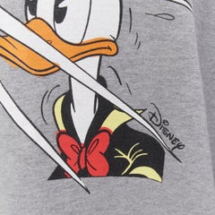 GUCCI DISNEY Donald Duck FLASH photography distressed oversized crew sweater L