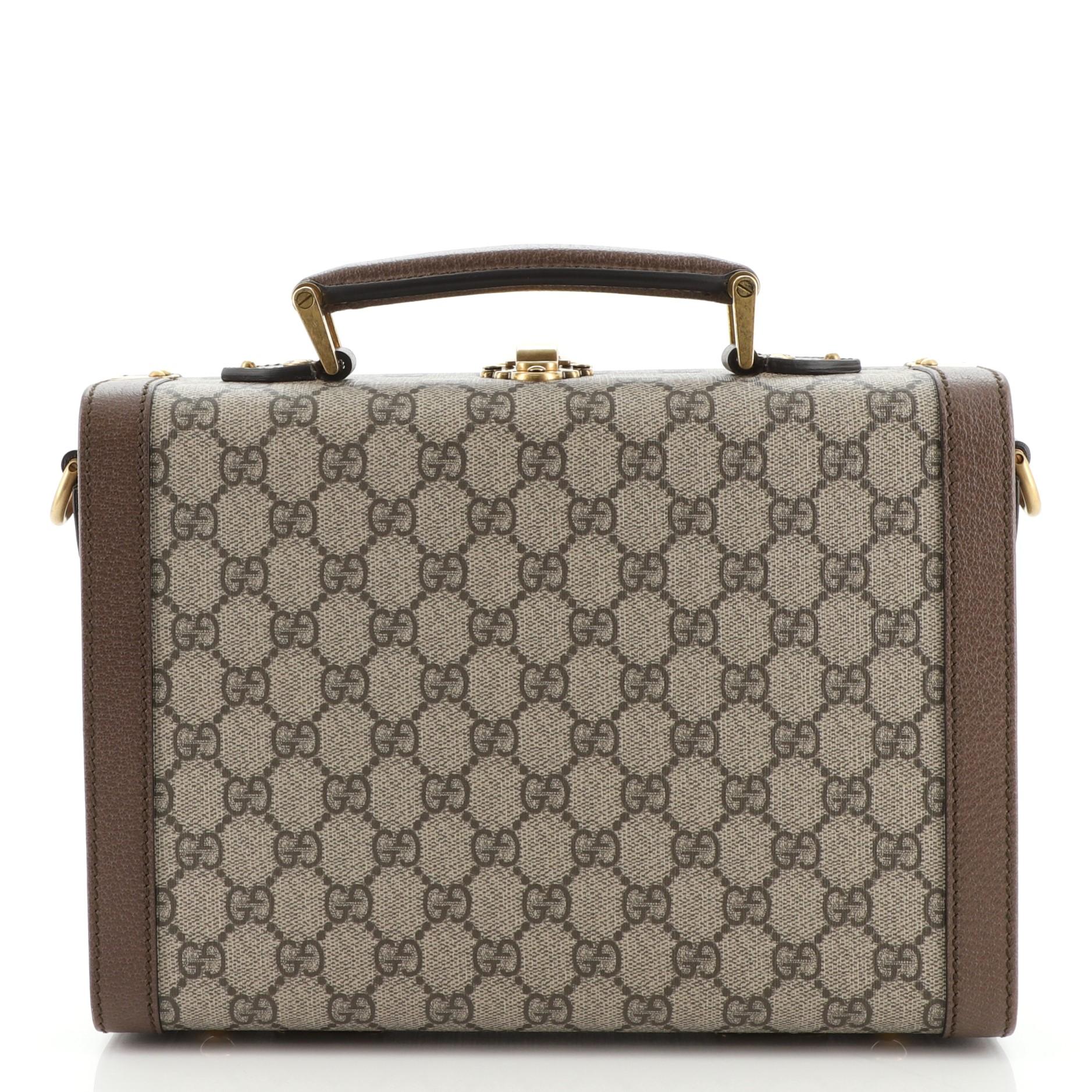 Gucci Disney Donald Duck Top Handle Beauty Case Printed GG Coated Canvas at  1stDibs