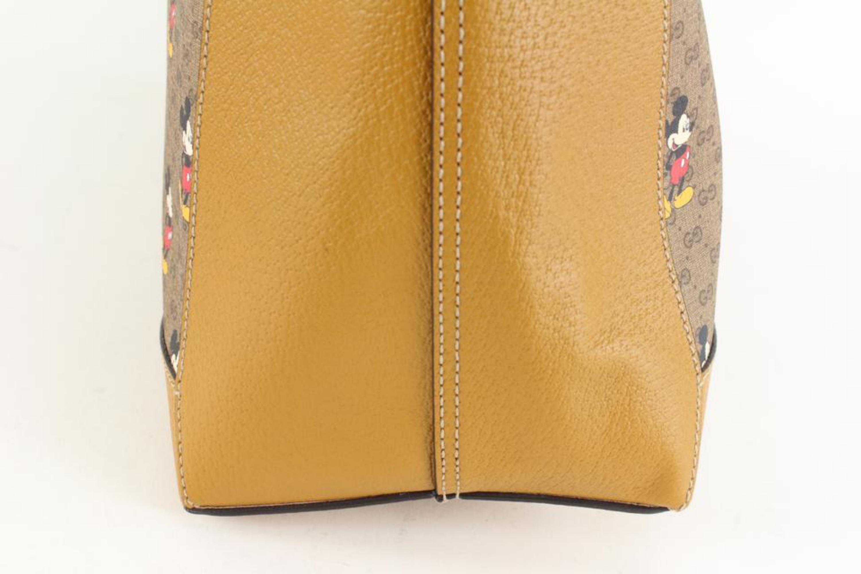 Gucci Disney Mickey GG Medium Tote 81gk513s In Excellent Condition In Dix hills, NY