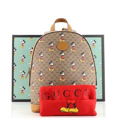 Gucci Disney Mickey Mouse Backpack Printed Mini GG Coated Canvas Small