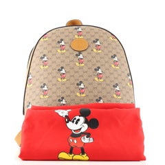 Gucci Disney Mickey Mouse Backpack Printed Mini GG Coated Canvas Small