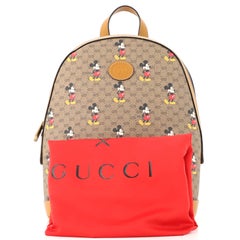 Gucci Disney Mickey Mouse Backpack Printed Mini GG Coated Canvas Small