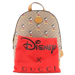 Gucci Disney Mickey Mouse Backpack Printed Mini GG Coated Canvas Small