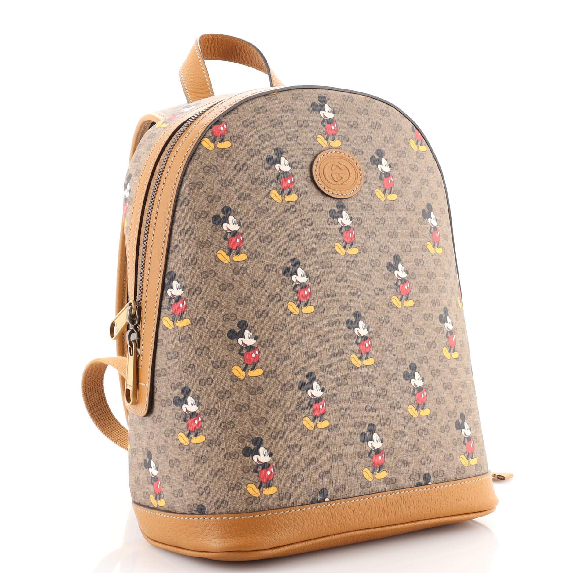 gucci mickey backpack