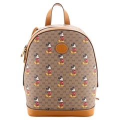 Gucci X Disney Beige GG/Mickey Print Soft Side Suitcase - Yoogi's