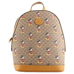 Gucci Disney Mickey Mouse Backpack Printed Mini GG Coated Canvas Small