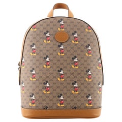Mini sac à dos Gucci Disney Mickey Mouse imprimé en toile enduite GG, petit modèle