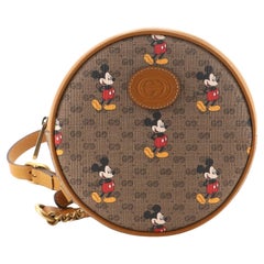 Gucci Disney Mickey Mouse Round Backpack Printed Mini GG Coated Canvas Mini