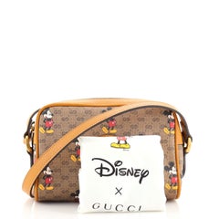 Gucci Disney Mickey Mouse Shoulder Bag Printed Mini GG Coated Canvas Mini