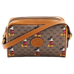 Gucci Disney Mickey Mouse Shoulder Bag Printed Mini GG Coated Canvas Mini