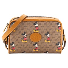 Gucci Disney Mickey Mouse Shoulder Bag Printed Mini GG Coated Canvas Mini