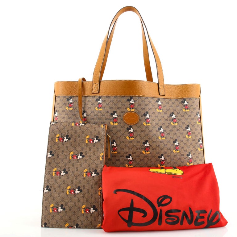 Gucci Disney Mickey Mouse Soft Open Tote Printed Mini GG Coated Canvas  Medium at 1stDibs | gucci mickey mouse tote bag, gucci mickey tote bag, gucci  mickey mouse scarf
