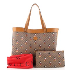 Gucci Disney Mickey Mouse Soft Open Tote Printed Mini GG