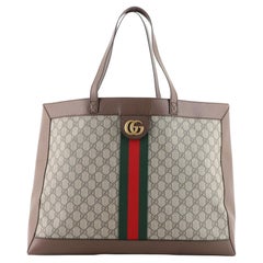 Gucci Disney Ophidia Soft Open Tote GG Coated Canvas East West