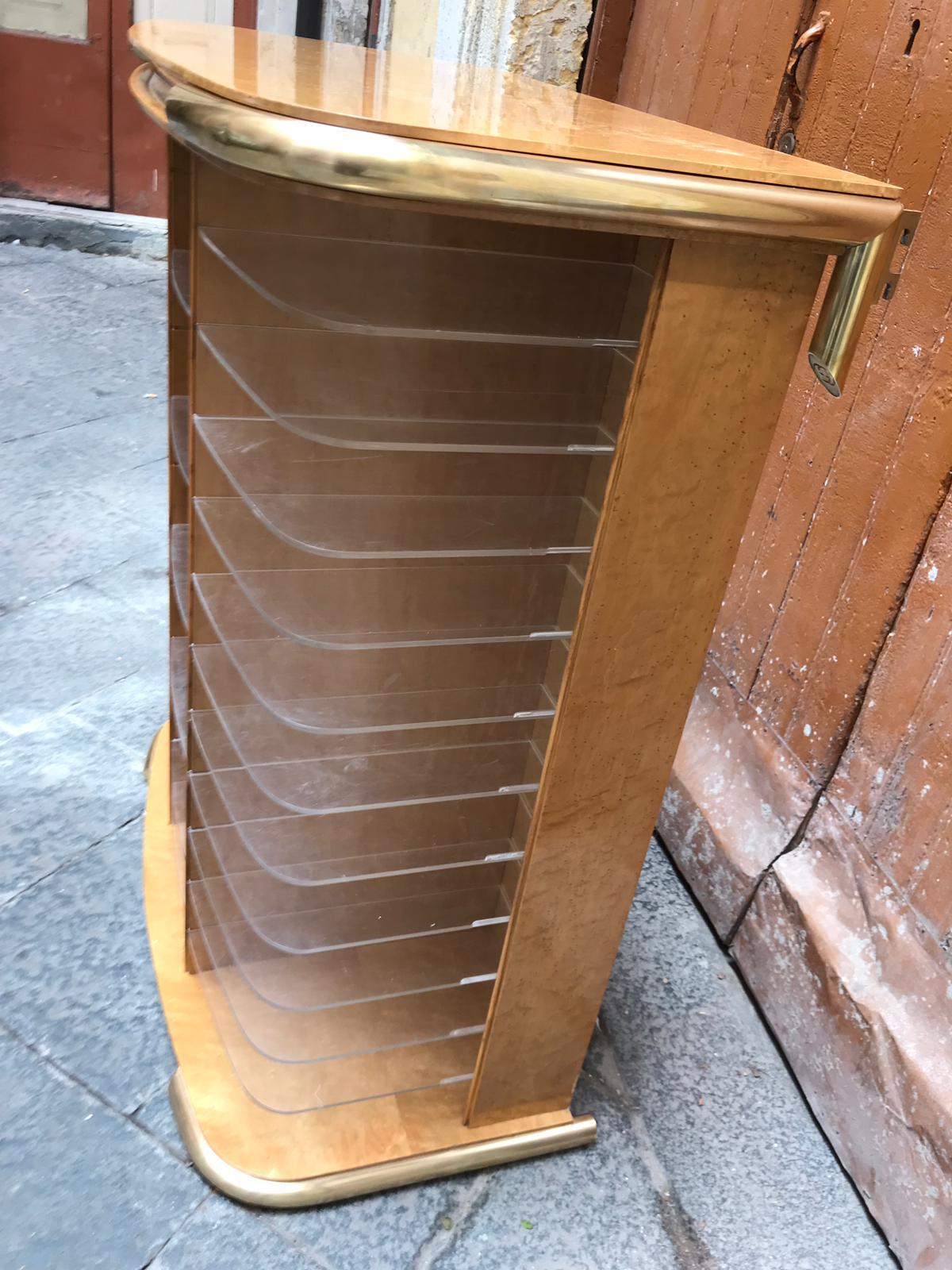 Veneer Gucci Display Cabinet, 1960s For Sale