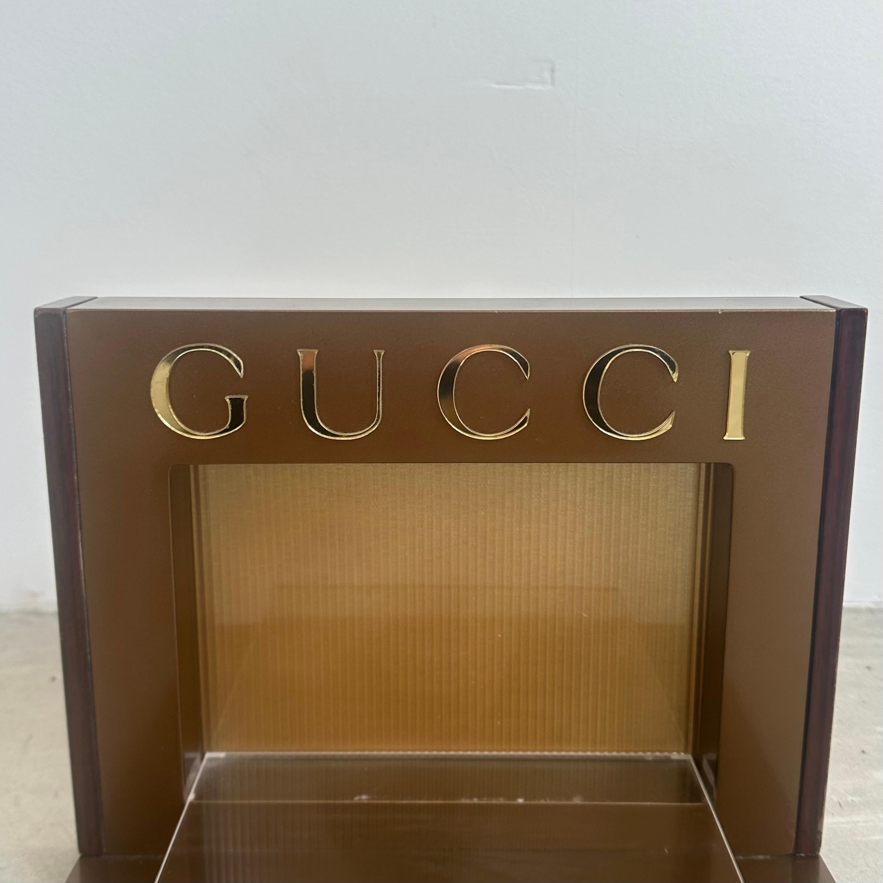 Scaffale da esposizione Gucci, Italia anni '80 in vendita 4
