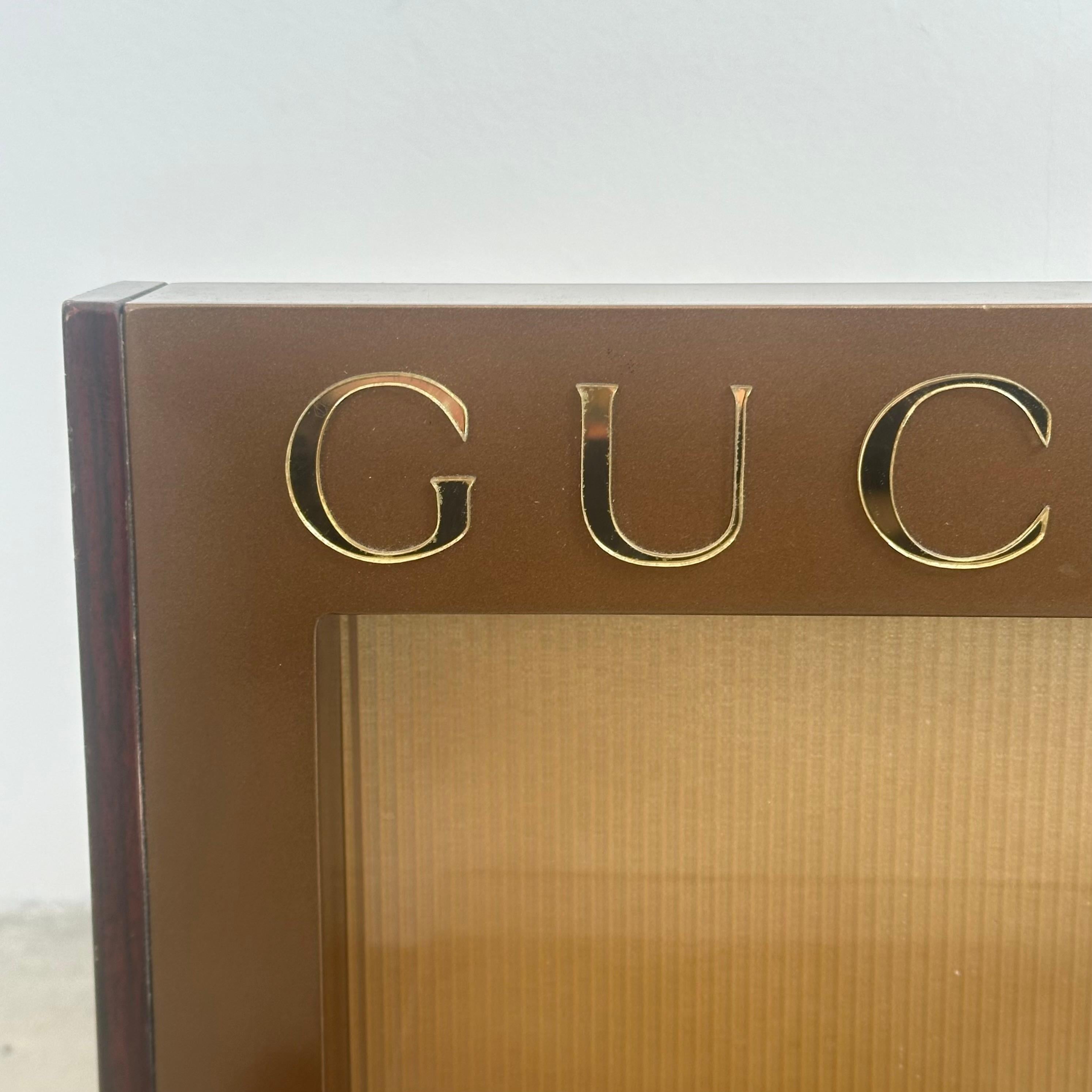Scaffale da esposizione Gucci, Italia anni '80 in vendita 5