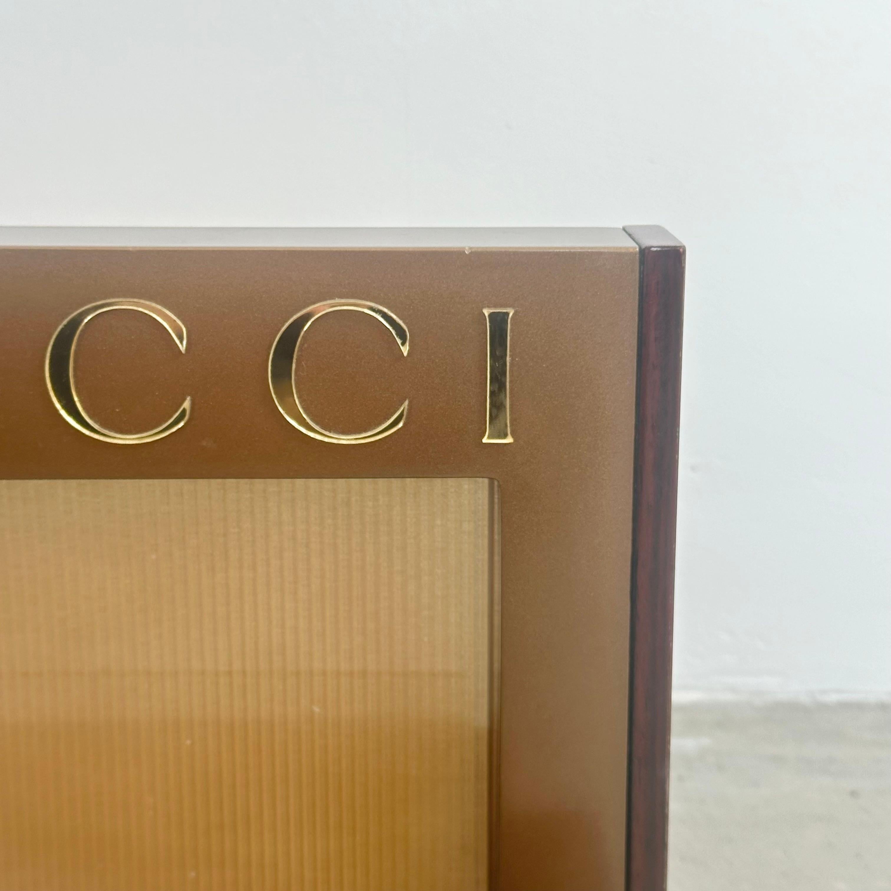 Scaffale da esposizione Gucci, Italia anni '80 in vendita 6
