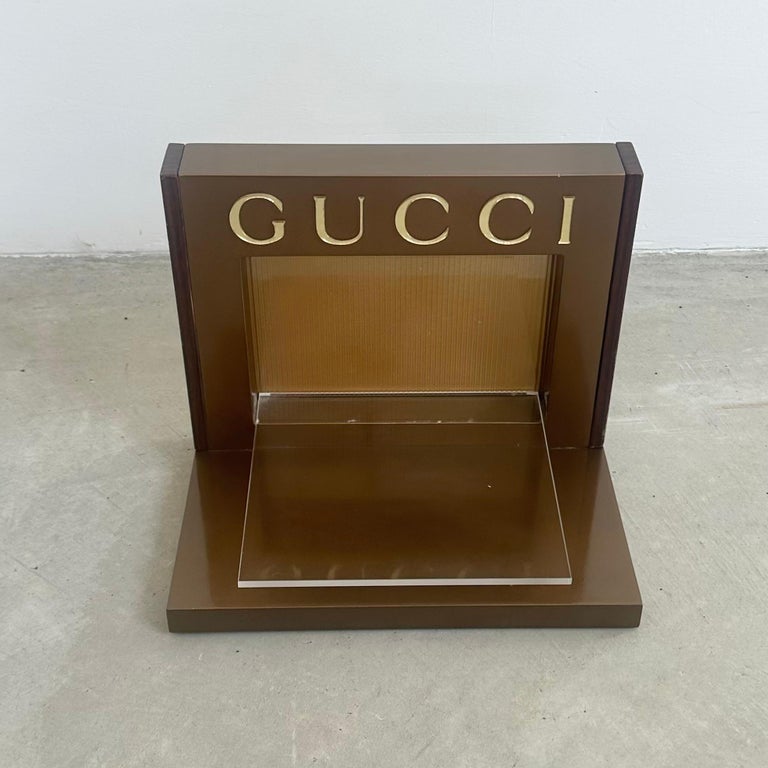 Gucci Display Shelf, 1980s Italy For Sale at 1stDibs