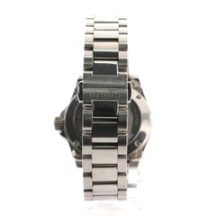 Gucci Dive Quartz Watch Stainless Steel with Diamond Bezel and Mother of Pearl