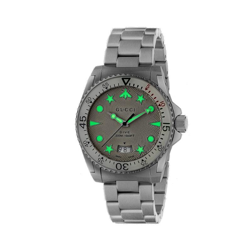 Women's or Men's Gucci Dive Stainless Steel Watch YA136336